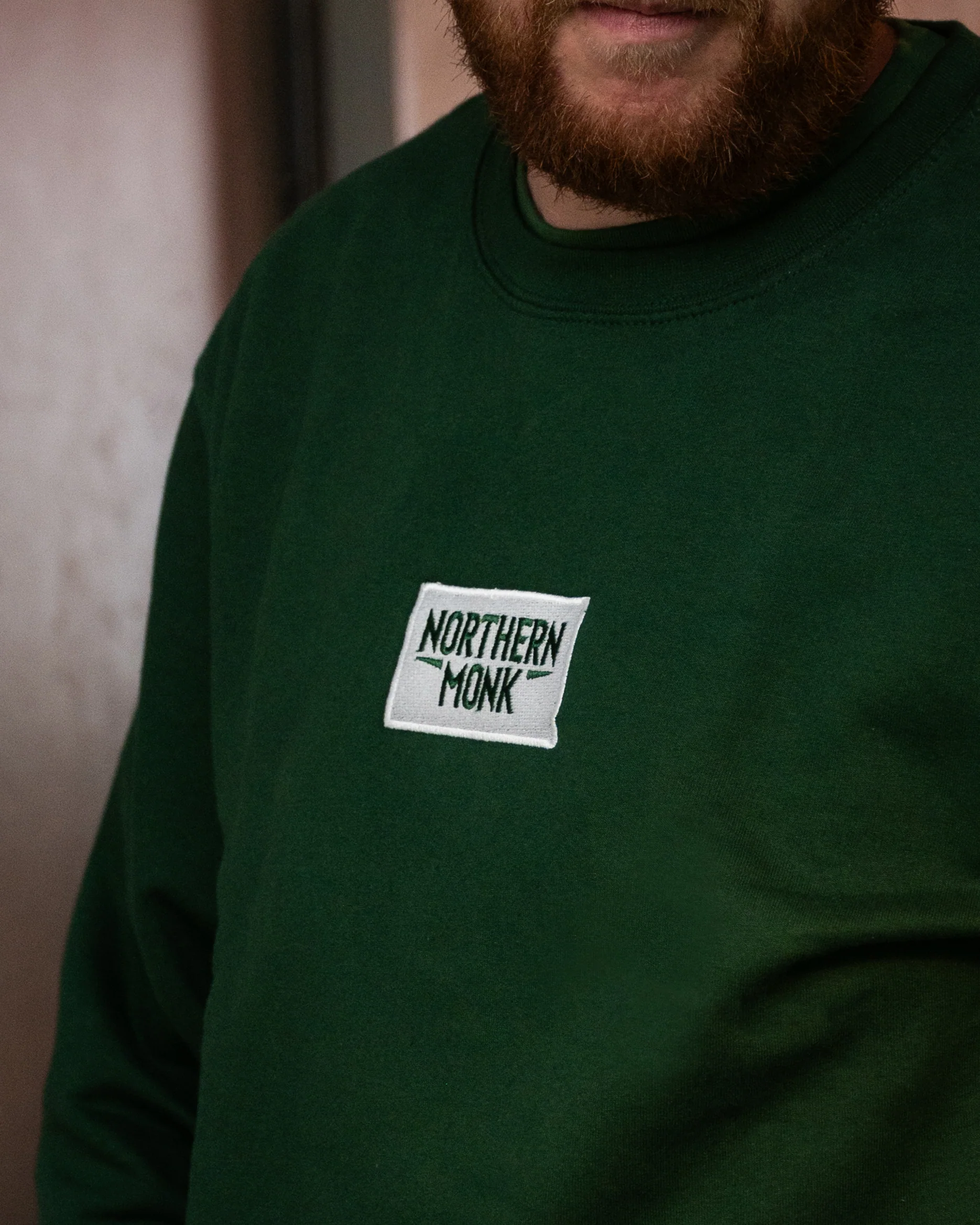 FOREST GREEN NORTHERN MONK SWEATSHIRT - Image 3