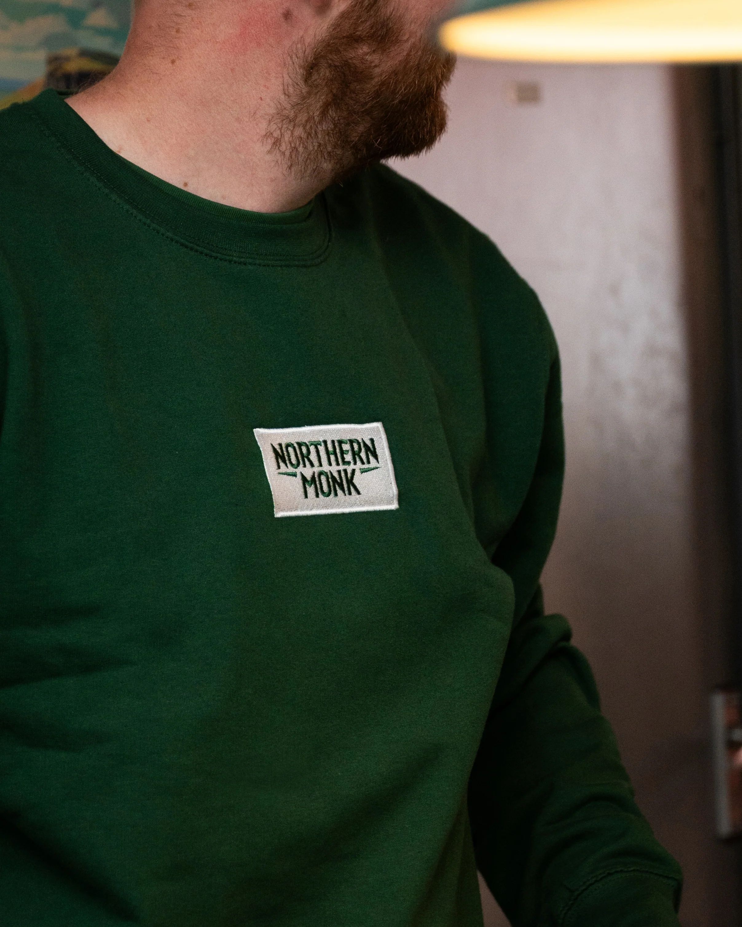 FOREST GREEN NORTHERN MONK SWEATSHIRT - Image 4