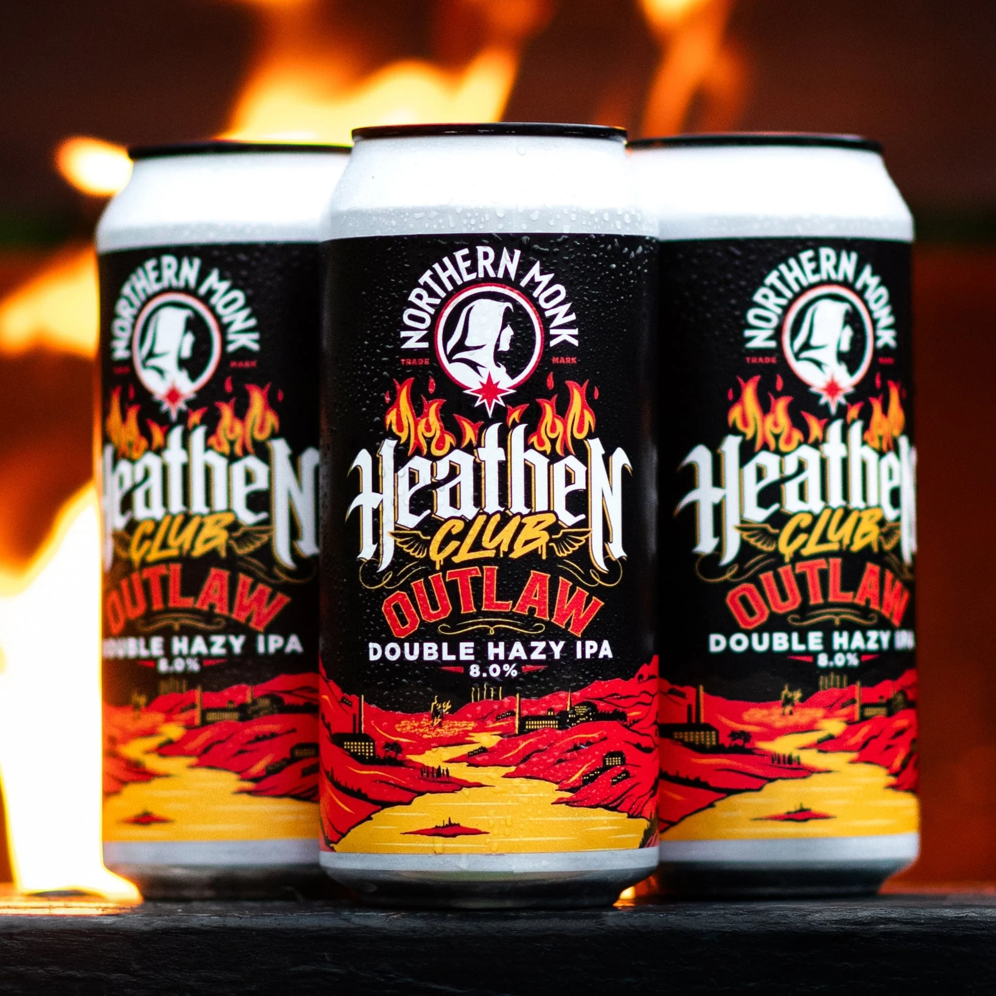 HEATHEN CLUB OUTLAW // DOUBLE HAZY IPA // 8.0% - Image 2
