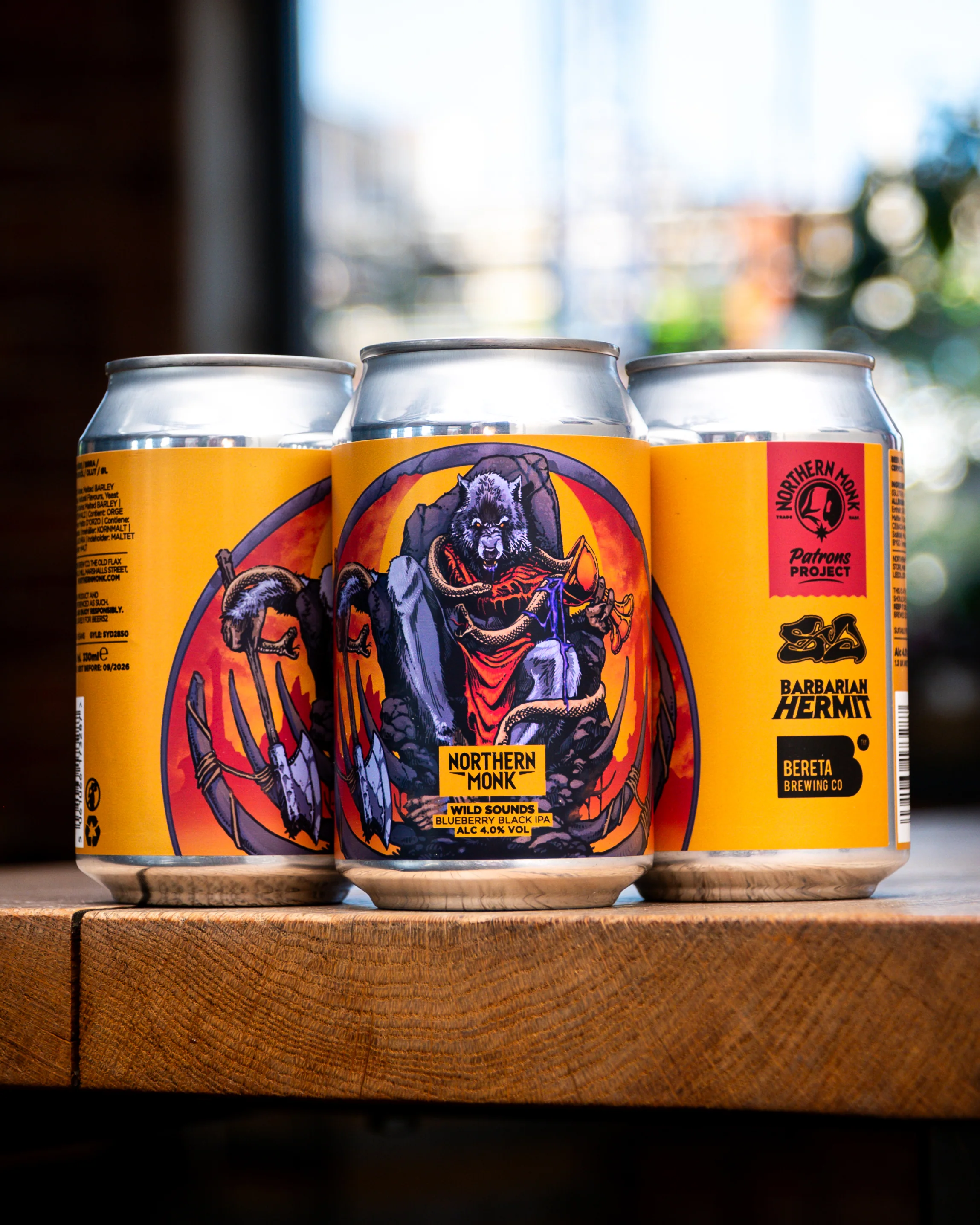 WILD SOUNDS // HEATHEN SOUNDS // BARBARIAN HERMIT // BLUEBERRY BLACK IPA // 4.0% - Image 3